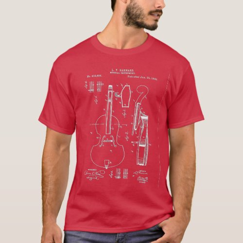 1890 Cello Patent  T_Shirt