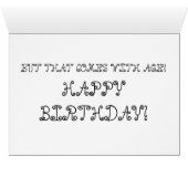 1890 FUNNY COMPLIMENTS ANTIQUE EDWARDIAN PHOTO (Inside Horizontal (Bottom))