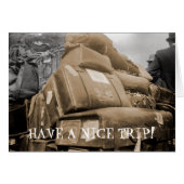 1890 Travel Luggage on Wagon Trip Teamster Photo (Front Horizontal)