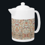 1890 Vintage William Morris Acanthus Portière Teapot<br><div class="desc">The design on this product is inspired by "Acanthus Portière" an 1890 piece designed by William Morris an English textile designer, poet novelist, translator, and social activist who lived from 1834 to 1896. Morris was a major contributor to the revival of traditional British textile arts and methods of production. Much...</div>