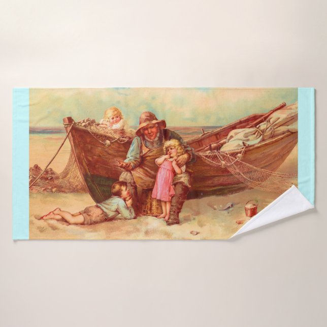 1890 When I Was a Lad - Will and Frances Brundage Bath Towel Set (Bath Towel)