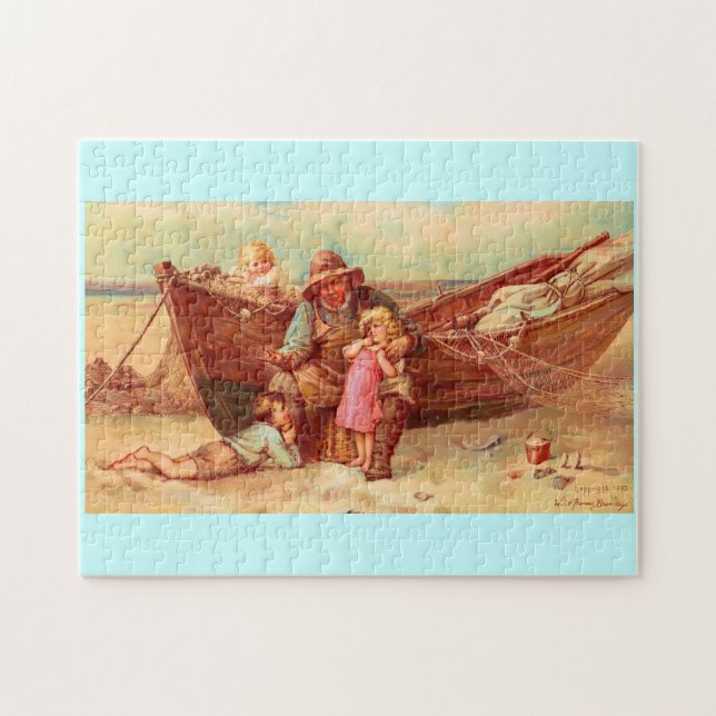 1890 When I Was a Lad - Will and Frances Brundage Jigsaw Puzzle (Horizontal)
