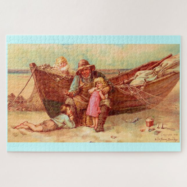 1890 When I Was a Lad - Will and Frances Brundage Jigsaw Puzzle (Horizontal)