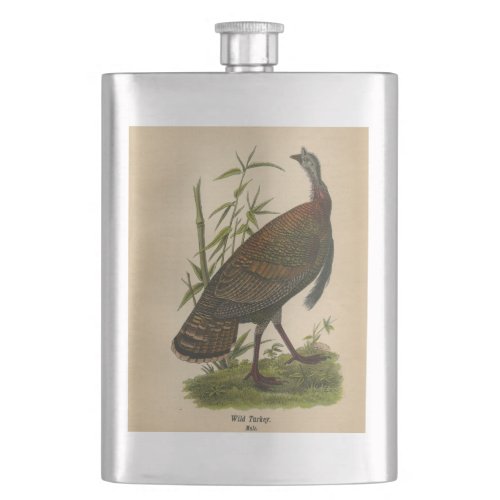 1890 Wild Turkey Flask