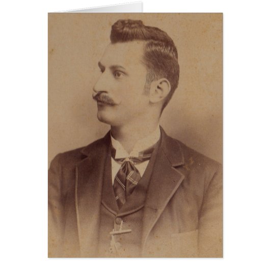 1890s curly mustache man cards (Front)