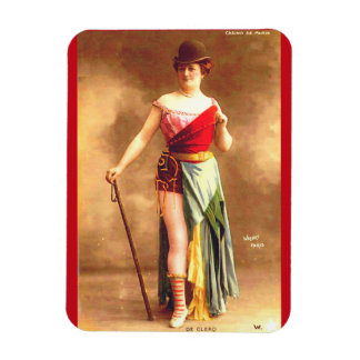 1890s De Clercq entertainer at Casino de Paris Magnet