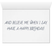 1890'S FUNNY WOMAN WITH BICYCLE CIVIL WAR HAT CARD (Inside Horizontal (Bottom))