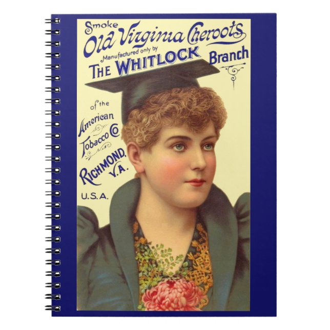 1890s Old Virginia Cheroots ad Notebook (Front)