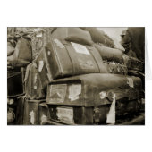 1890's TRAVEL LUGGAGE TEAMSTER WAGON SUITCASE (Front Horizontal)