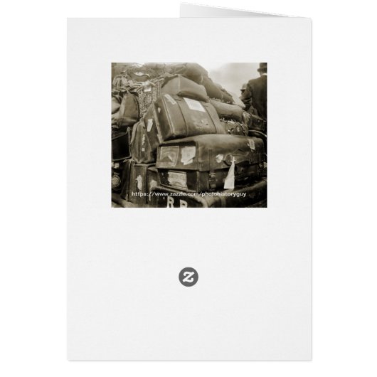 1890's TRAVEL LUGGAGE TEAMSTER WAGON SUITCASE (Back)