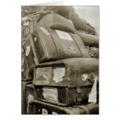 1890's TRAVEL LUGGAGE TEAMSTER WAGON SUITCASE (Front)