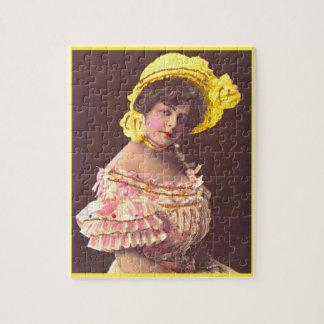 1890s woman in frilly attire jigsaw puzzle