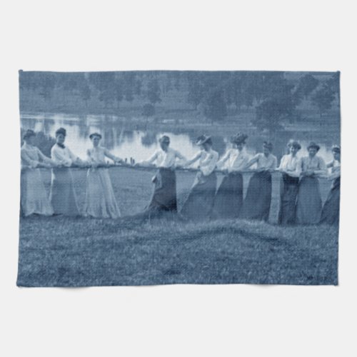 1890s  Women Tug of War Tug_O_War Sports Towel