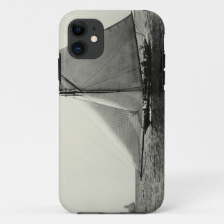 1891 American Yacht at Sea iPhone 11 Case