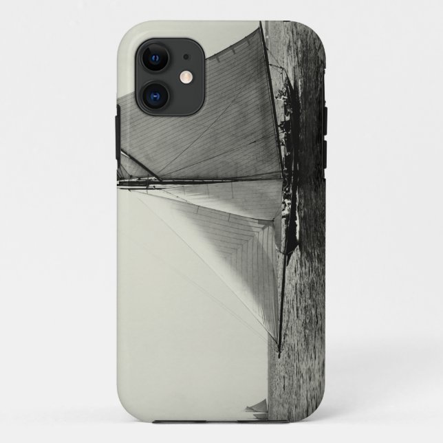 1891 American Yacht at Sea Case-Mate iPhone Case (Back)