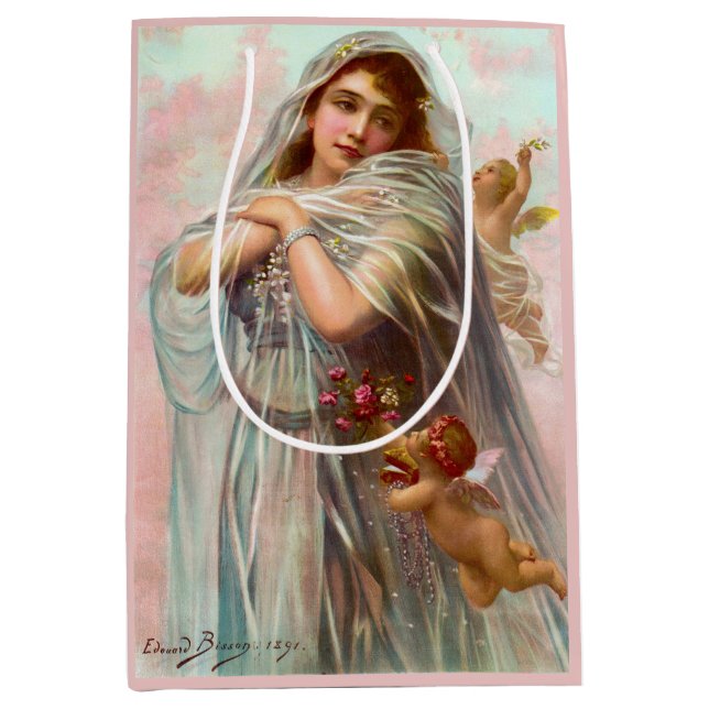 1891 Edouard Bisson The Fiancée Medium Gift Bag (Front)