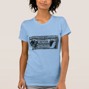 1892 Republican Convention Ticket T-Shirt