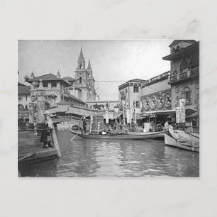 1893 Columbia Exposition “Canal Of Venice” Postcard