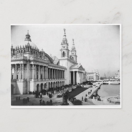 1893 Columbia Exposition Palace of Mechanic Arts Postcard