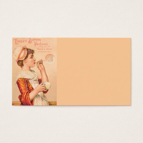 1893 Linden Bloom Perfume Business Card