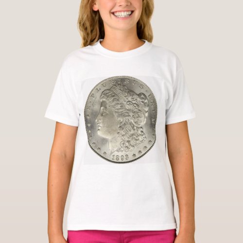1893 Morgan Silver Dollar T_Shirt