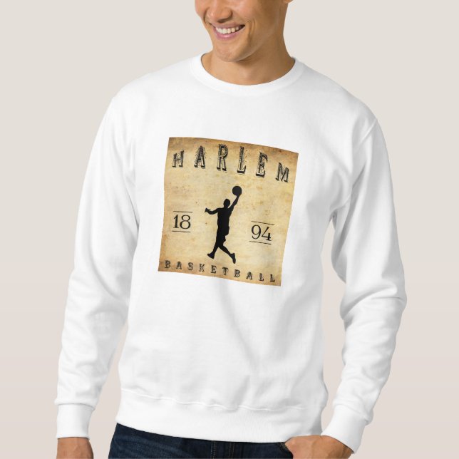 1894 Harlem New York Basketball Sweatshirt (Front)