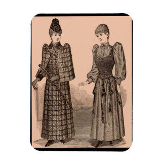1895 Delineator print ladies coat and dress Magnet