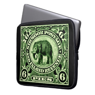 1895 Indian Princely States Elephant Laptop Sleeve