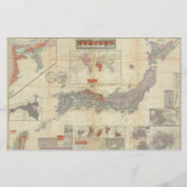 1895 Meiji 28 Japanese Map of Imperial Japan (Front)