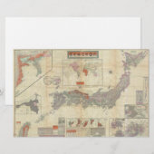 1895 Meiji 28 Japanese Map of Imperial Japan (Front/Back)