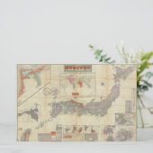1895 Meiji 28 Japanese Map of Imperial Japan (Standing Front)