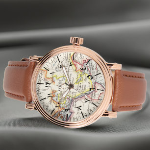 1895 Saudi Arabia Heritage Map Men's Watch