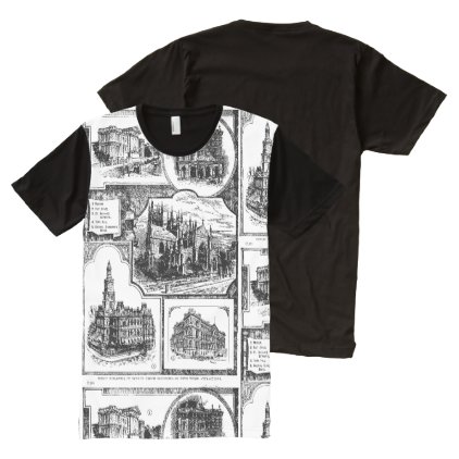 1896 Vintage Sydney Australia All-Over-Print T-Shirt