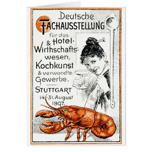 1897 Culinary Poster Cards (Front)