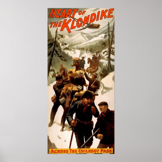1897 KLONDIKE GOLD RUSH POSTER (Front)