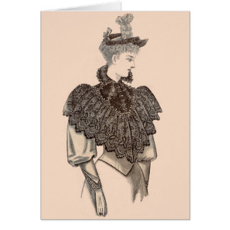 1897 Victorian woman Cards