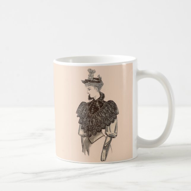 1897 Victorian woman Coffee Mug (Right)