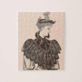 1897 Victorian woman Jigsaw Puzzle