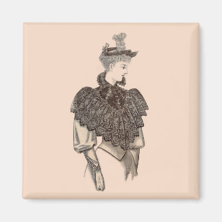 1897 Victorian woman Magnet