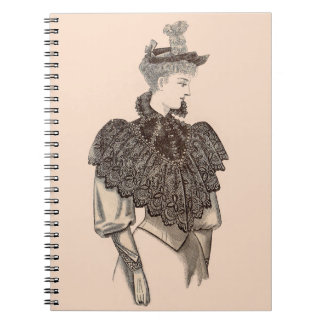 1897 Victorian woman Notebook