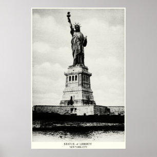 1898 Statue of Liberty Poster