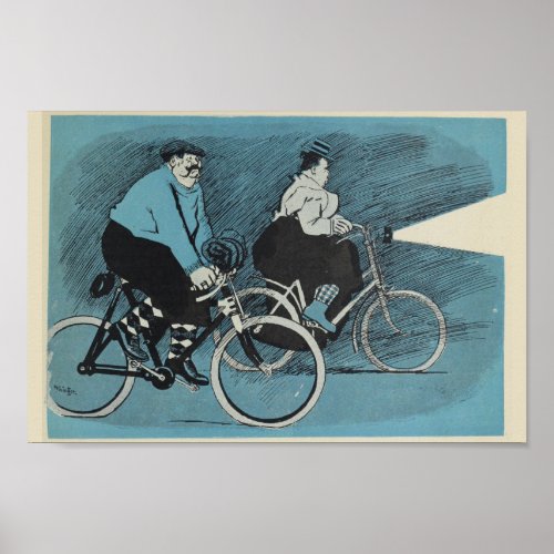 1898 Vintage Bicycle Feininger Ad Art Poster