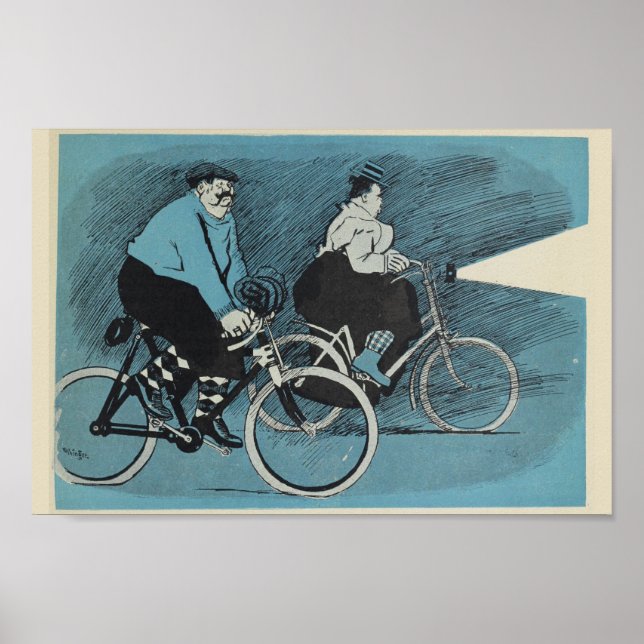 1898 Vintage Bicycle Feininger Ad Art Poster (Front)