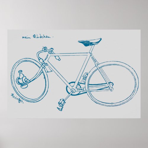 1898 Vintage Bicycle Illustration Ad Art Poster