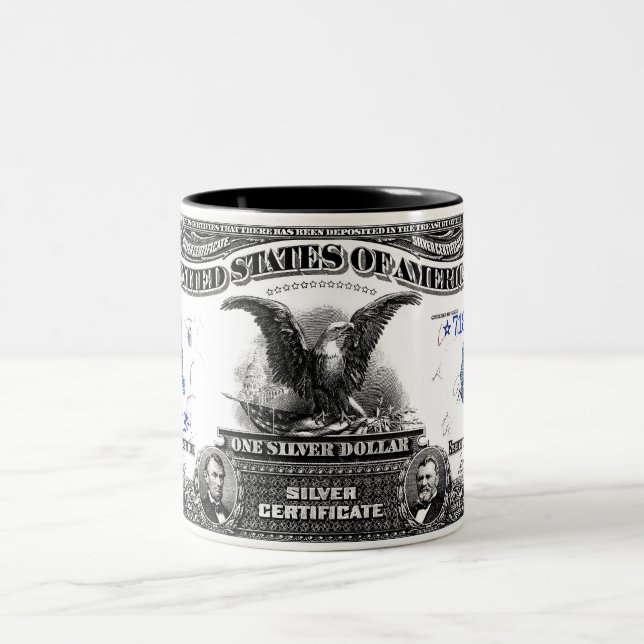 1899 1 Dollar Silver Certificate Black Eagle Mug (Center)
