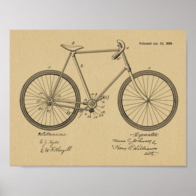 Vintage chainless store bicycle