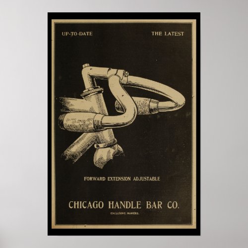 1899 Vintage Chicago Bicycle Magazine Ad Art Print