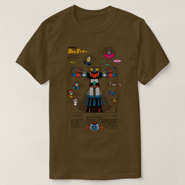 189b Grendizer DaVinci Color T-Shirt (Design Front)