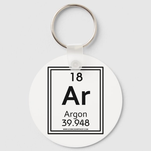18 Argon Keychain (Front)
