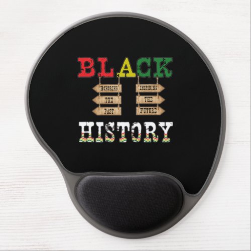 18 Black History Month African American Black Prid Gel Mouse Pad